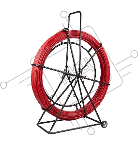 Протяжка кабельная (УЗК в тележке), стеклопруток d=11,0 мм, 100 м красная