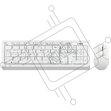 Клавиатура + мышь A4Tech Fstyler FG1012 клав:белый мышь:белый USB беспроводная Multimedia