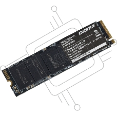 Накопитель SSD Digma Mega S3 DGSM3001TS33T, 1Tb, PCIe 3.0 x4, M.2 2280, NVMe, R/W 2130/1720