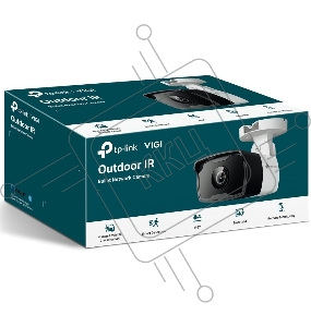 Камера 3MP Outdoor Bullet Network CameraSPEC: H.265+/H.265/H.264+/H.264, 1/2.8
