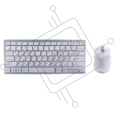 Клавиатура+мышь Gembird KBS-7001-RU {Wireless, ноутбучн. механизм клавиш 2.4ГГц/10м, мини-приемник- USB}