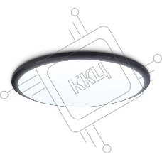 Потолочный светодиодный светильник Ambrella light FZ1235 BK черный IP44 48W 6400К D450*55 (Без ПДУ)