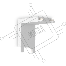 Коннектор внутренний для накладного шинопровода IP20 48V 26*26*26 GV1103 WH белый угловой