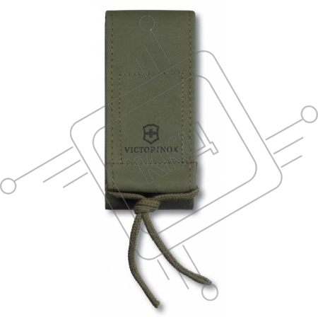 Чехол из иск.кожи Victorinox Leather Imitation Pouch (4.0822.4) зеленый с застежкой на липучке без упаковки