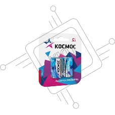 Элемент питания алкалиновый LR LR14 Максимум BP2 (блист.2шт) Космос KOCLR14MAX2BL