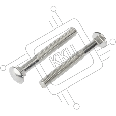 Болт мебельный KRANZ DIN 603, 8х70, короб (30 шт./уп.)