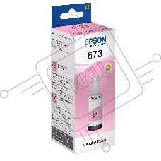 Чернила Epson 673 C13T673698 (аналог C13T67364A) светло-пурпурный 70мл для Epson L800/L810/L850/L1800