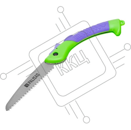 Пила садовая складная, 150 мм рабочая часть, пластиковая обрезиненная рукоятка// Palisad