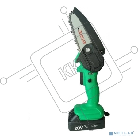 Пила цепная аккумуляторная ZITREK GreenSaw 20 Extra power { 20В, 3Ач Li-ion аккум. 1шт, 1,5Ач Li-ion аккум. 1шт, ЗУ }