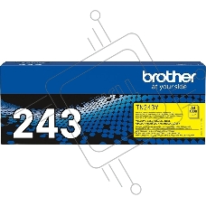 Картридж лазерный Brother TN243Y жёлтый (1000стр.) для Brother DCP-9010 HL-3040/3050/3070 MFC-9010/9120/9320