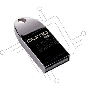 Флеш диск  USB 2.0 QUMO 16GB Cosmos QM16GUD-Cos-d Dark