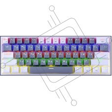 Клавиатура USB FIZZ GREY/WHITE REDRAGON 70675 DEFENDER
