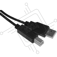 Кабель KingPrice KP-AmBm-v2-1.5m ver2.0 USB A (m) USB B(m) 1.5м черный