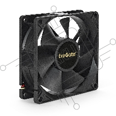 Вентилятор для корпуса ExeGate ExtraPower EP08025S2P черный, 80 мм, 2800 об/мин, 29 дБ, 2 pin
