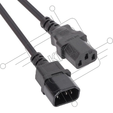 Кабель монитор - компьютер 220V (UPS -> устройство) <VDE> 3G*0.75mm VCOM (CE001-CU)5м 