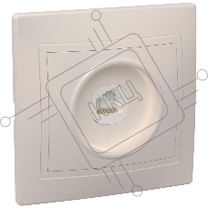 Розетка компьютерная 1-м СП Кварта РК10-ККм IP20 крем. ИЭК EKK10-K33-DM
