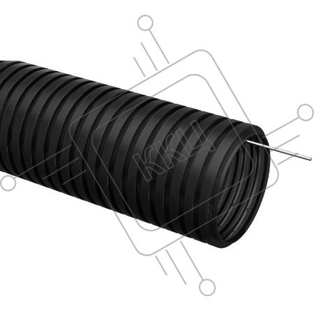 Труба гофр. Iek CTG20-20-K02-010-1 ПНД d 20 с зондом (10 м) черный