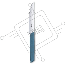 Нож кухонный Victorinox Swiss Modern (6.9006.122) стальной для стейка лезв.120мм прямая заточка синий Нож кухонный Victorinox Swiss Modern (6.9006.122) стальной для стейка лезв.120мм прямая заточка синий