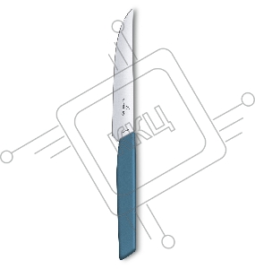 Нож кухонный Victorinox Swiss Modern (6.9006.122) стальной для стейка лезв.120мм прямая заточка синий