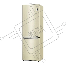 Холодильник LG GC-B459SECL бежевый двухкамерный инвертер 246/127л морозилка снизу, No Frost