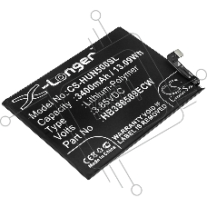 Аккумулятор CameronSino CS-HUN500SL HB396589ECW для Huawei Nova 5, Nova 5 Pro 3.85V / 3400mAh / 13.09Wh