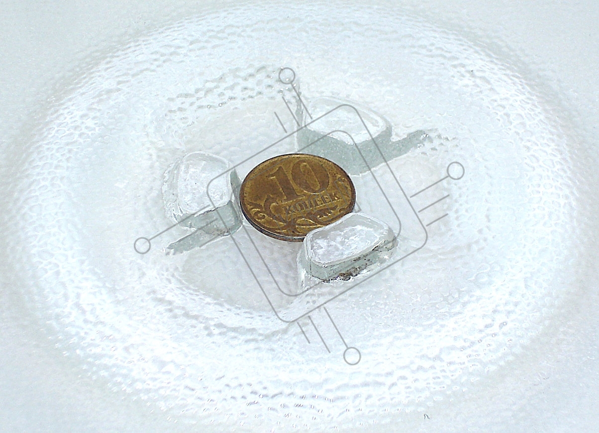 Тарелка для свч (микроволновой) печи универсальная D-270 мм с креплением