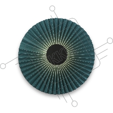 Настенный светильник Ambrella light LH72645 BK/DB черный/синий 6W 3000K D300*100