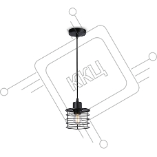 Светильник Ambrella light TR8068 BK черный E27 max 40W D120*950