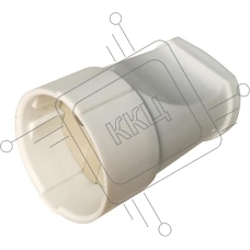 Розетка разборная GRV-S-10-R-W-IP20, 10А, круглая, б/з, белая, IP20, 1/20/200
