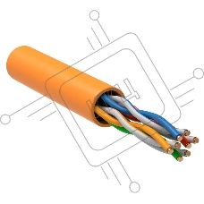 ITK Витая пара U/UTP 5E 4х2х24AWG LSZH оранжевый (305м) РФ/Т | LC1-C5E04-127-T-R | ITK
