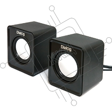 Колонки Dialog Colibri AC-02UP BLACK {акустические колонки 2.0, 5W RMS, питание от USB}