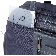 Сумка дорожная Piquadro Brief2 BV4447BR2/BLU натур.кожа/ткань, синий