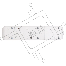 Nilson Колодка 3гн с земл. FLASH 53110100 (53130100)
