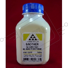 Тонер Brother TN 130Y/135Y HL 4040/50/70/DCP 9040 yellow (фл.100г.) AQC, фас.Россия