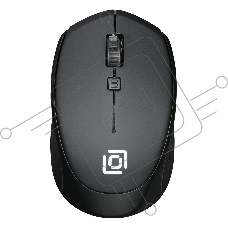Мышь Oklick 488MW черный/черный оптическая (1000dpi) беспроводная USB (4but)
