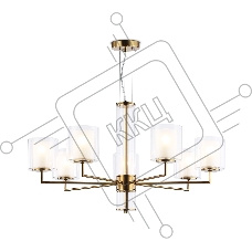 Люстра Ambrella light LH56013/7 BS/FR латунь/белый матовый E14*7 max 40W D790*1260