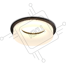 Светильник Ambrella light TN1303 BK/FR черный/белый матовый MR16 GU5.3 D80*42