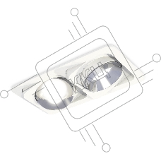 Комплект встраиваемого поворотного светильника Ambrella light XC7663022 SWH/PSL белый песок/серебро полированное MR16 GU5.3 (C7663, N7032)