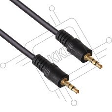 Кабель аудио (3.5mm Jack M - 3.5mm Jack M) 2.0м Exegate позолоченные разъемы