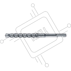 Набор буров Makita D-00795 по бетону (5пред.)