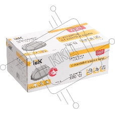 Светильник Iek LNPP0-1202-1-100-K01 НПП1202 белый/овал с реш. 100Вт IP54  ИЭК