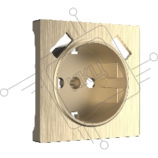 Накладка для розетки USB (шампань рифленый)