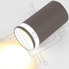 Спот GWL-GU10-M-IP20 Графит С Боковым рассеивателем Башня