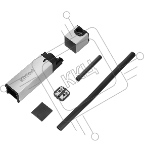 Дымогенератор для копчения Kitfort Smoking Gun Мощность 0,6 Вт. 6 В (4 элемента АА х 1,5 В.