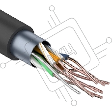 Кабель витая пара PROconnect FTP 4PR 24AWG, CCA, CAT5e, наружный (OUTDOOR), бухта 305 м
