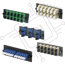 Панель Panduit (FAP8WBUDLCZ) FAP 8 дуплексных коннекторов LC керамические SM