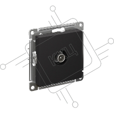 Механизм розетки TV оконечной AtlasDesign 1DB карбон