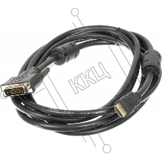 Кабель Ningbo DVI-D/HDMI 24M/19M 3m позолоченные контакты ферритовые кольца