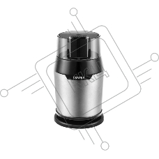 Кофемолка Centek CT-1362 (сталь) 200Вт, 60гр, стальн стакан, стальн чаша, прозрачная крышка