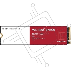 Накопитель SSD WD Red SN700 WDS500G1R0C, 500Gb, PCIe 3.0 x4, M.2 2280, NVMe, R/W 3430/2600